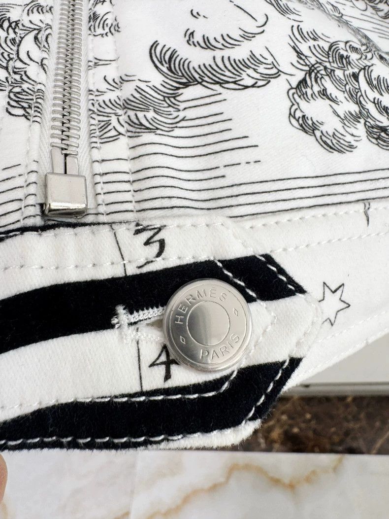 Hermes New Hermes Cotton Jacket with Unique Design Size M / US 6-8 / IT 42-44 - 3 Thumbnail