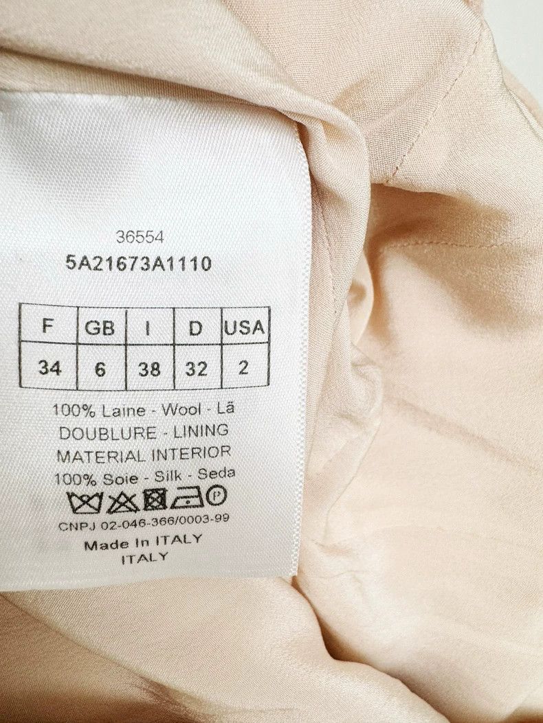 Dior Dior Wool Silk Dress Size 34 Size XS / US 0-2 / IT 36-38 - 4 Thumbnail