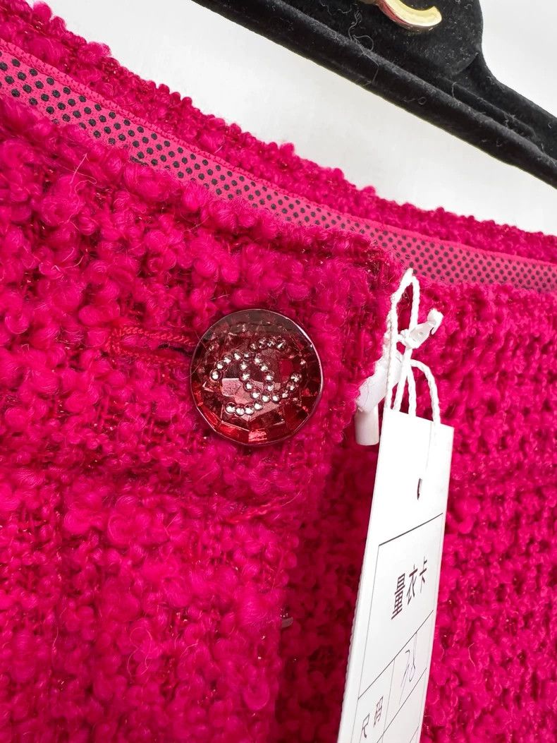 Chanel Chanel Pink Casual Trousers with Tags Size 38" / US 16 / IT 52 - 2 Thumbnail