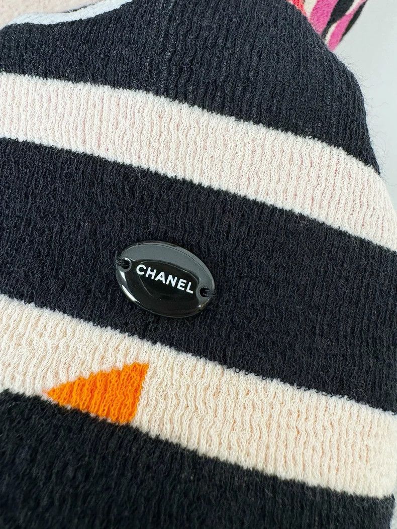 Chanel Chanel Knitted Short Sleeve Top Size 38 Size M / US 6-8 / IT 42-44 - 2 Thumbnail