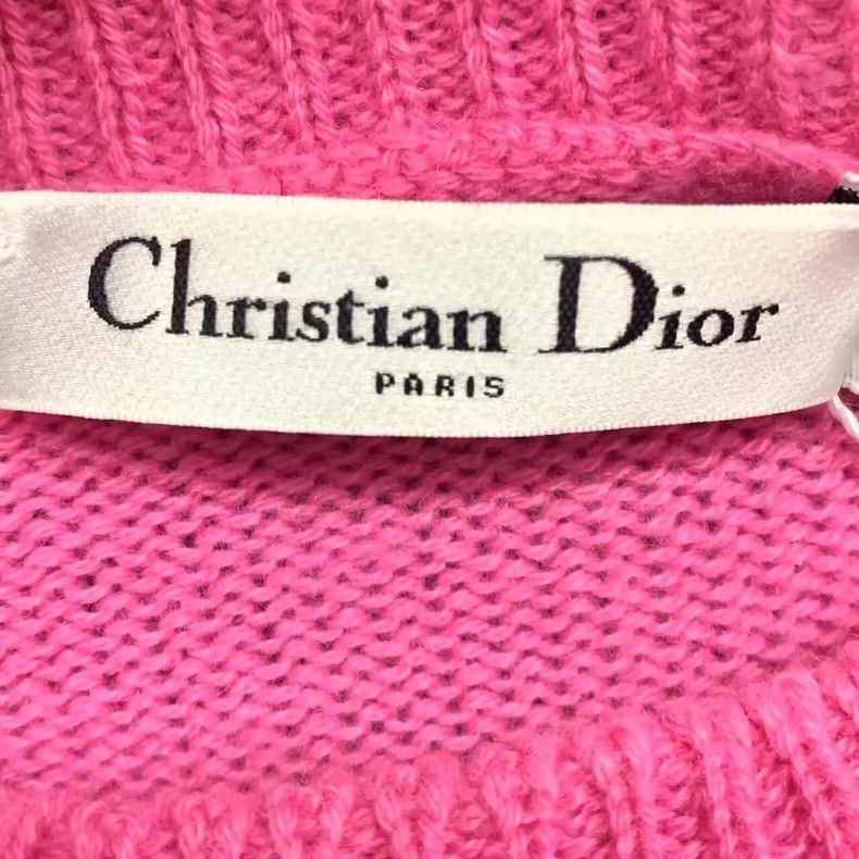 Dior Christian Dior Pink Short Sleeve Knit Top Size XS / US 0-2 / IT 36-38 - 6 Thumbnail