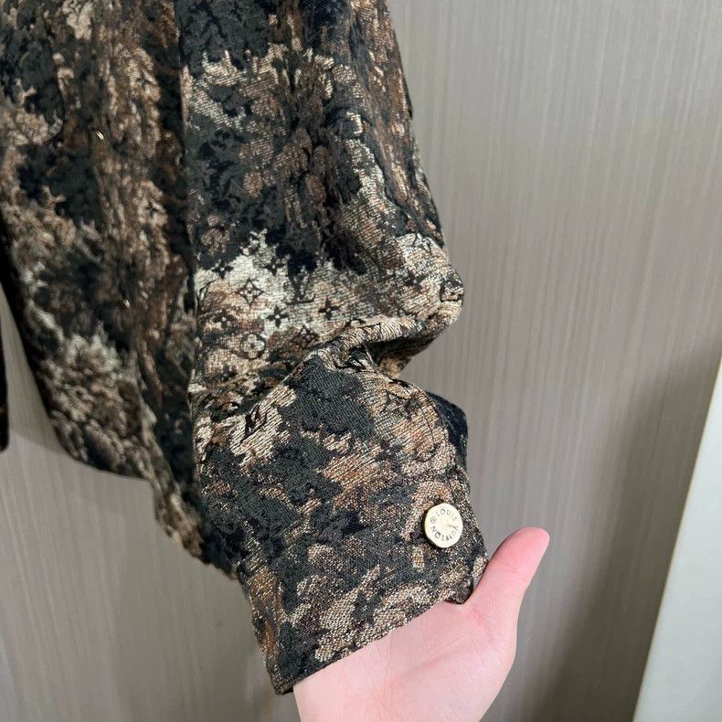 Louis Vuitton Louis Vuitton Floral Pattern Denim Jacket Size XL / US 12-14 / IT 48-50 - 4 Thumbnail