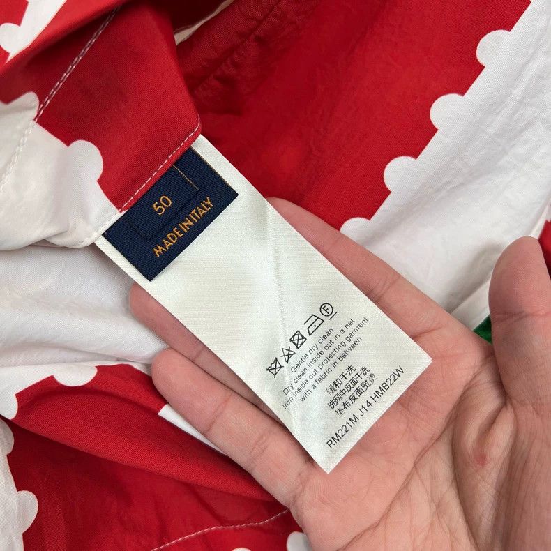 Louis Vuitton Louis Vuitton x Nigo Red White Jacket Size L / US 10 / IT 46 - 4 Thumbnail