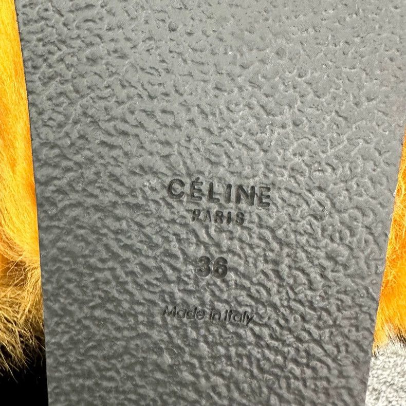 Celine Celine Leopard Print Fur Slide Sandals Size US 6 / IT 36 - 5 Thumbnail