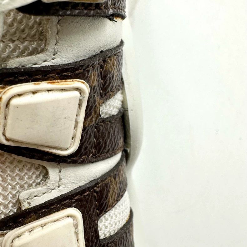 Louis Vuitton Louis Vuitton White Brown Dad Sneakers Size US 6 / IT 36 - 8 Thumbnail
