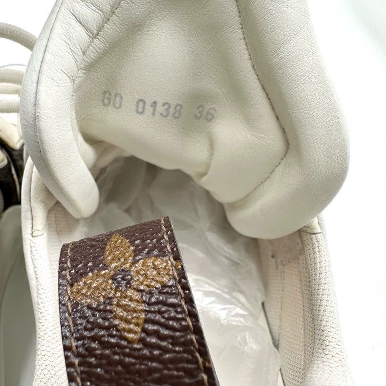 Louis Vuitton Louis Vuitton White Brown Dad Sneakers Size US 6 / IT 36 - 3 Thumbnail