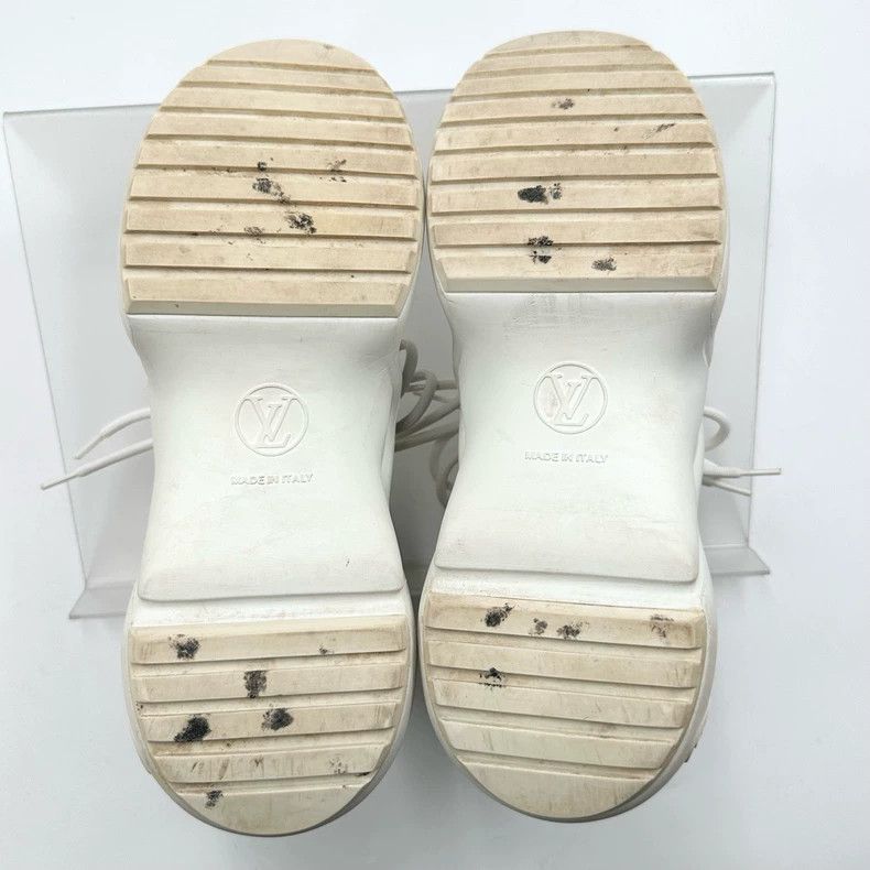 Louis Vuitton Louis Vuitton White Brown Dad Sneakers Size US 6 / IT 36 - 7 Thumbnail