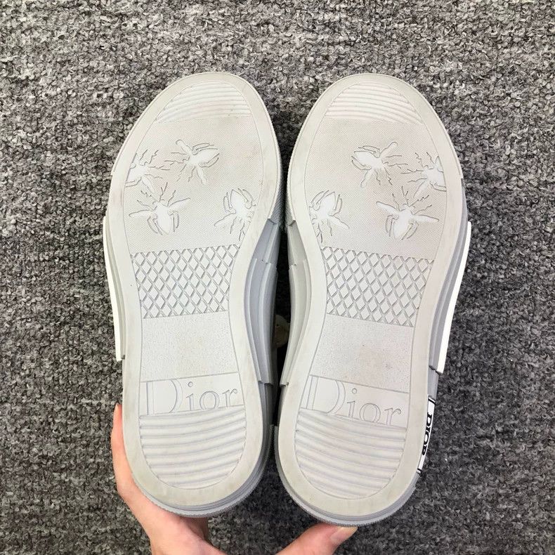 Dior Dior High-Top Sneakers in Gray and White Size US 6 / IT 36 - 3 Thumbnail