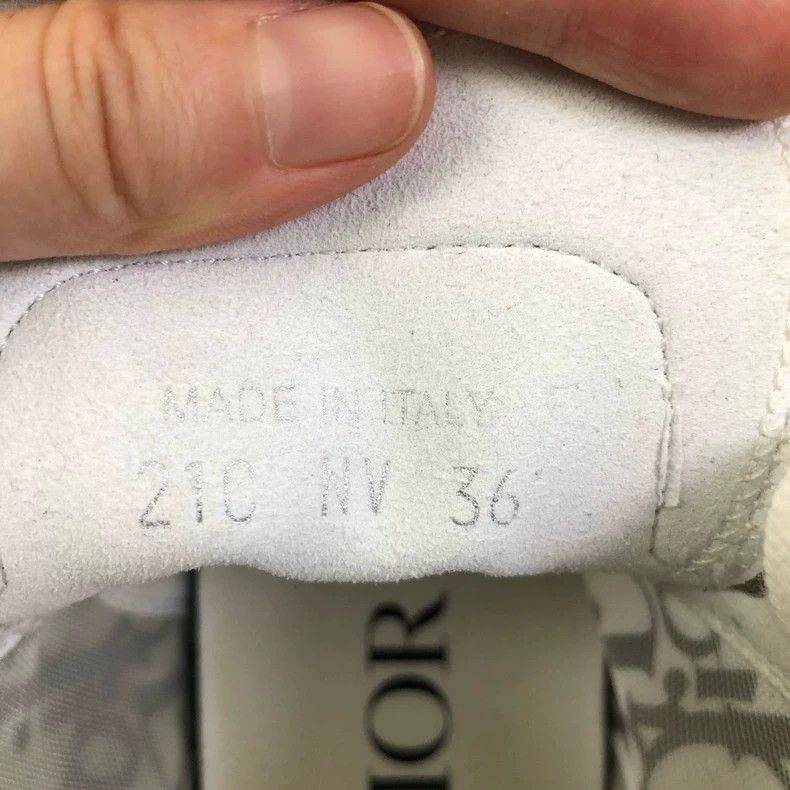 Dior Dior High-Top Sneakers in Gray and White Size US 6 / IT 36 - 5 Thumbnail