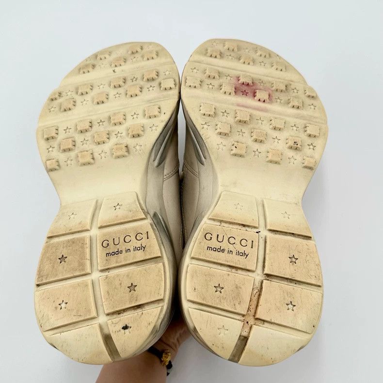 Gucci Gucci Vintage Red Lip Dad Sneakers Size US 5 / IT 35 - 4 Thumbnail