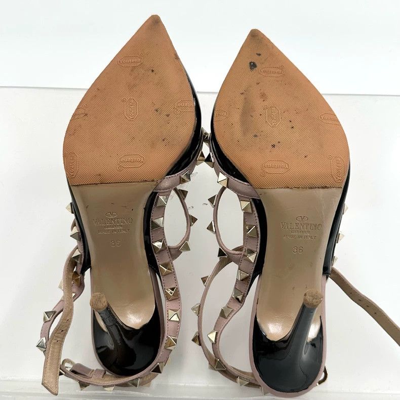Valentino Valentino Black Patent Leather High Heels Size US 6 / IT 36 - 6 Thumbnail