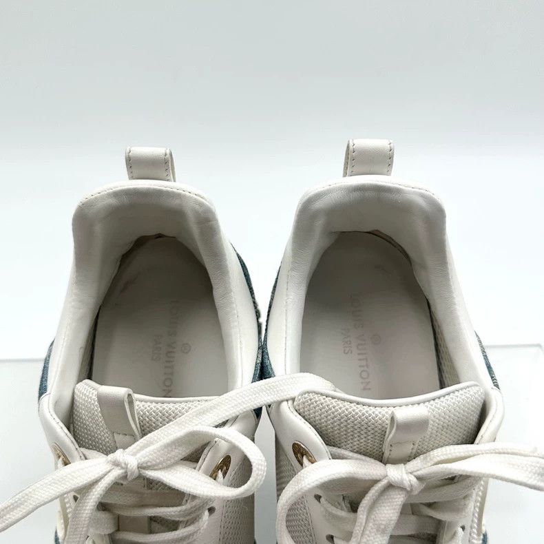 Louis Vuitton Louis Vuitton Runway Denim Sneakers Size 35 Size US 5 / IT 35 - 6 Thumbnail