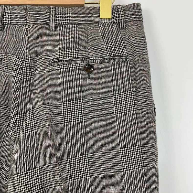 Gucci Gucci Gray Plaid Casual Pants New Size 28" / US 6 / IT 42 - 5 Thumbnail