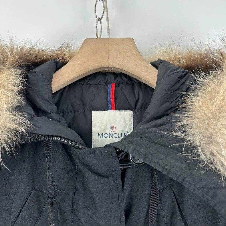 Moncler Moncler Black Fur-Lined Down Jacket Size S / US 4 / IT 40 - 3 Thumbnail