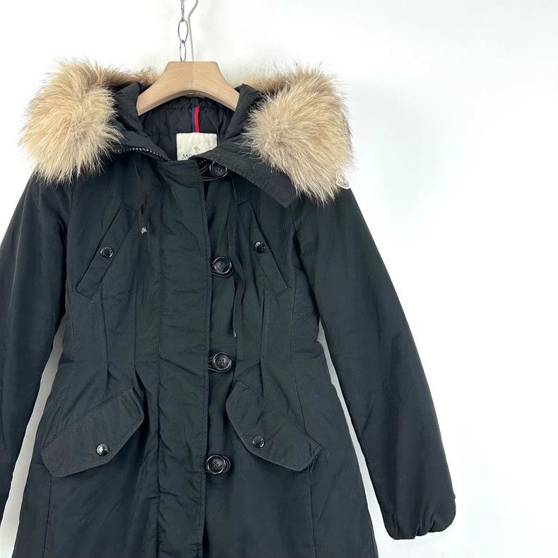 Moncler Moncler Black Fur-Lined Down Jacket Size S / US 4 / IT 40 - 4 Thumbnail