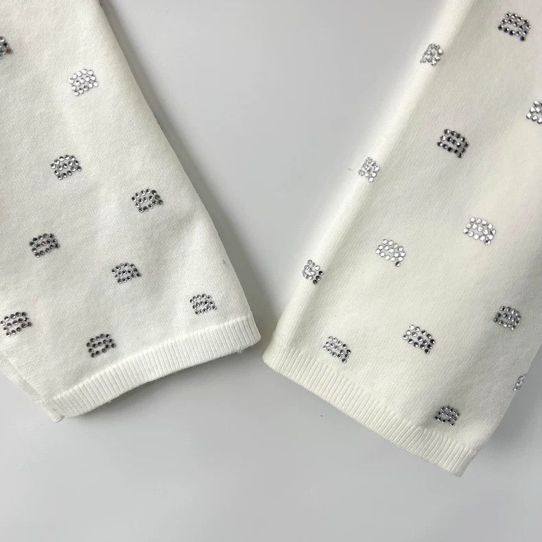 Alexander Wang Alexander Wang White Short Top with Rhinestones Size S / US 4 / IT 40 - 4 Thumbnail
