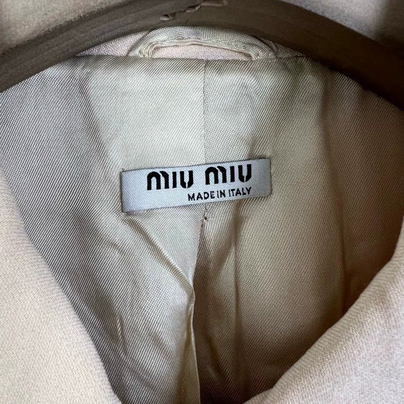 Miu Miu Miumiu Pink Pearl Button Coat Size M / US 6-8 / IT 42-44 - 3 Thumbnail
