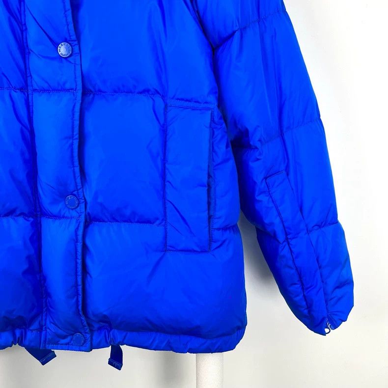 Moncler Max Mara Blue Hooded Puffer Jacket Size S / US 4 / IT 40 - 5 Thumbnail