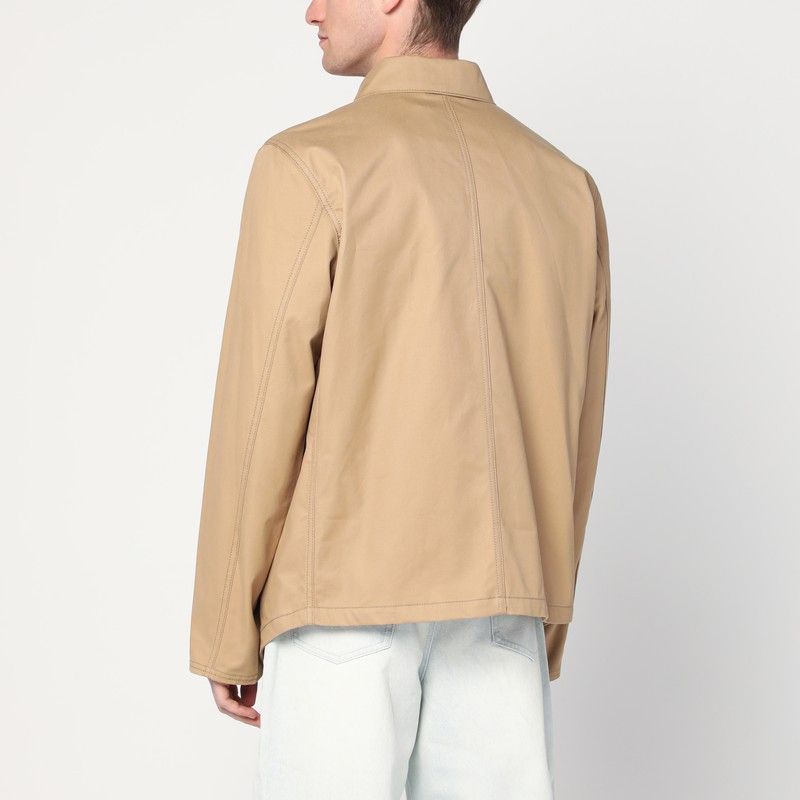 Namacheko Namacheko Beige Overshirt Jacket In Cotton Size US M / EU 48-50 / 2 - 2 Thumbnail