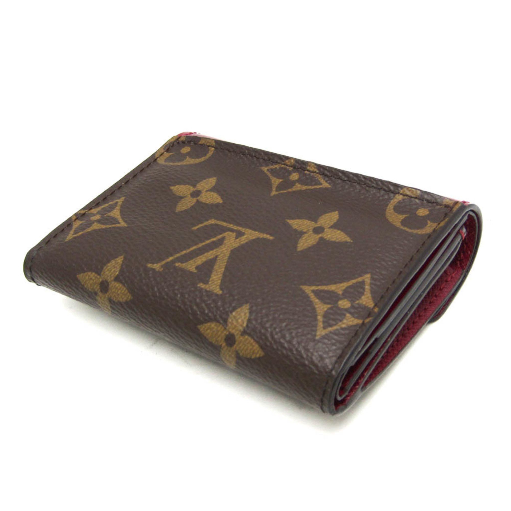 Louis Vuitton Louis Vuitton Monogram Zoe Wallet M62932 Women's Monogram Wallet (tri-fold) Fuchsia,Monogram Size ONE SIZE - 2 Thumbnail