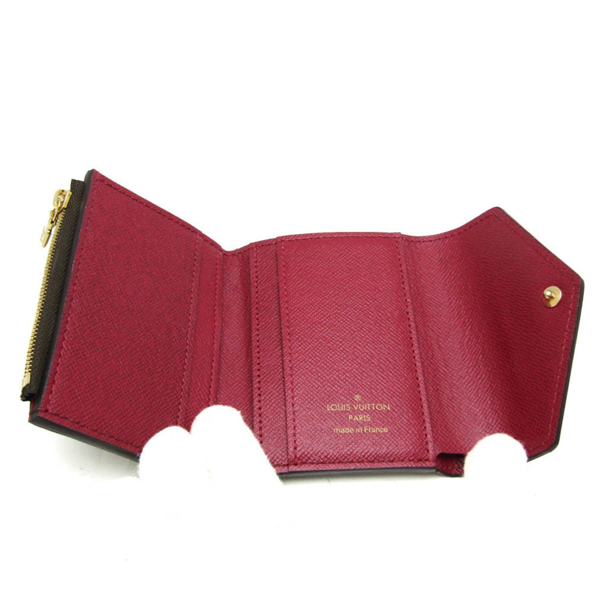 Louis Vuitton Louis Vuitton Monogram Zoe Wallet M62932 Women's Monogram Wallet (tri-fold) Fuchsia,Monogram Size ONE SIZE - 3 Thumbnail