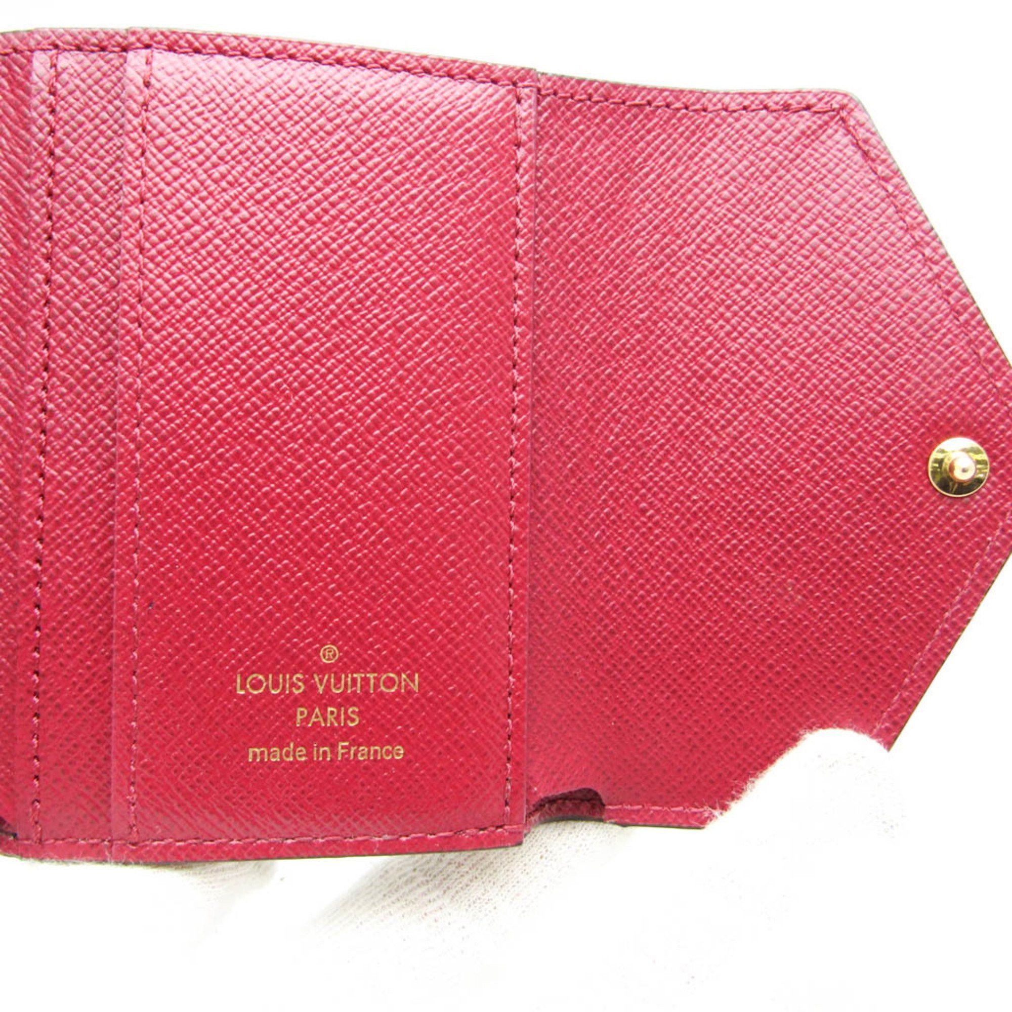 Louis Vuitton Louis Vuitton Monogram Zoe Wallet M62932 Women's Monogram Wallet (tri-fold) Fuchsia,Monogram Size ONE SIZE - 12 Thumbnail