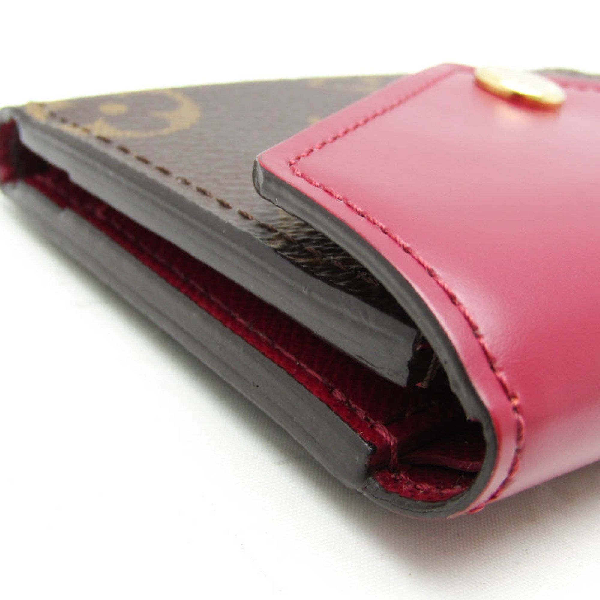 Louis Vuitton Louis Vuitton Monogram Zoe Wallet M62932 Women's Monogram Wallet (tri-fold) Fuchsia,Monogram Size ONE SIZE - 7 Thumbnail
