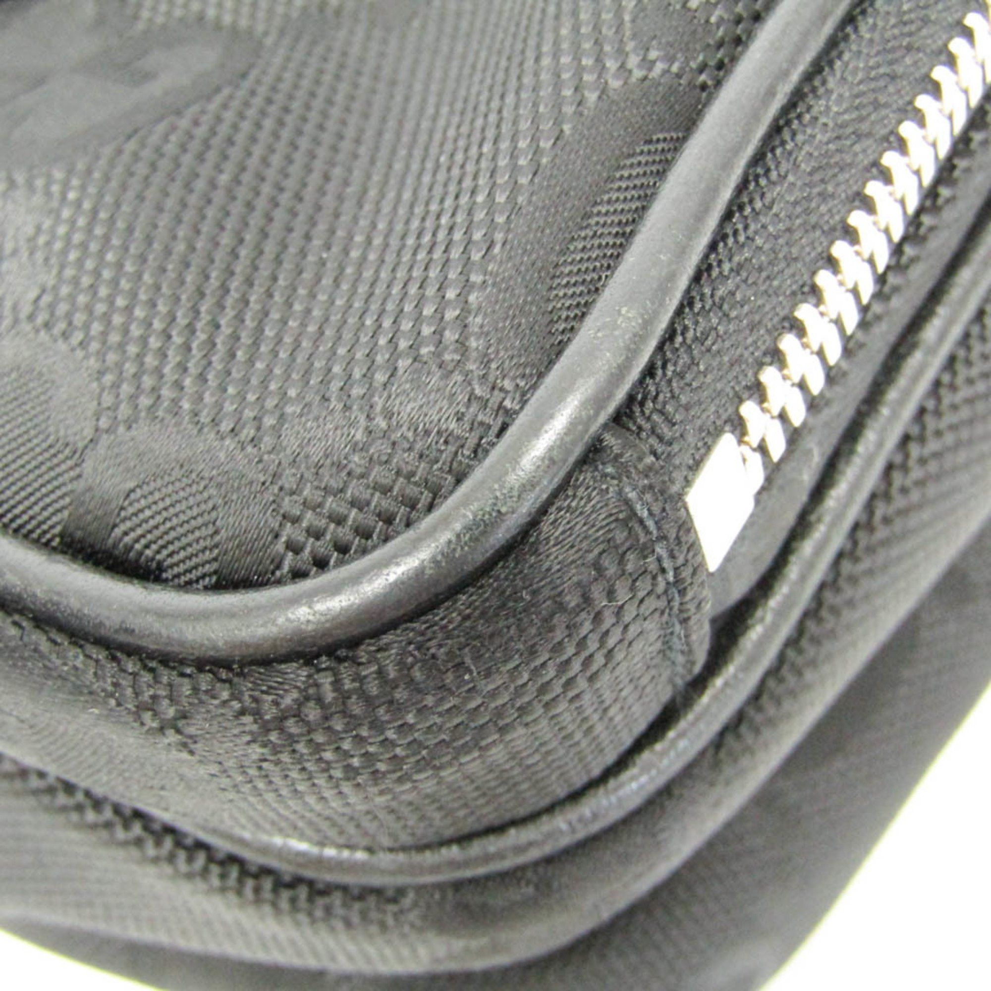 Gucci Gucci GG Nylon Off The Grid 625850 Women,Men Nylon,Leather Shoulder Bag Black Size ONE SIZE - 4 Thumbnail