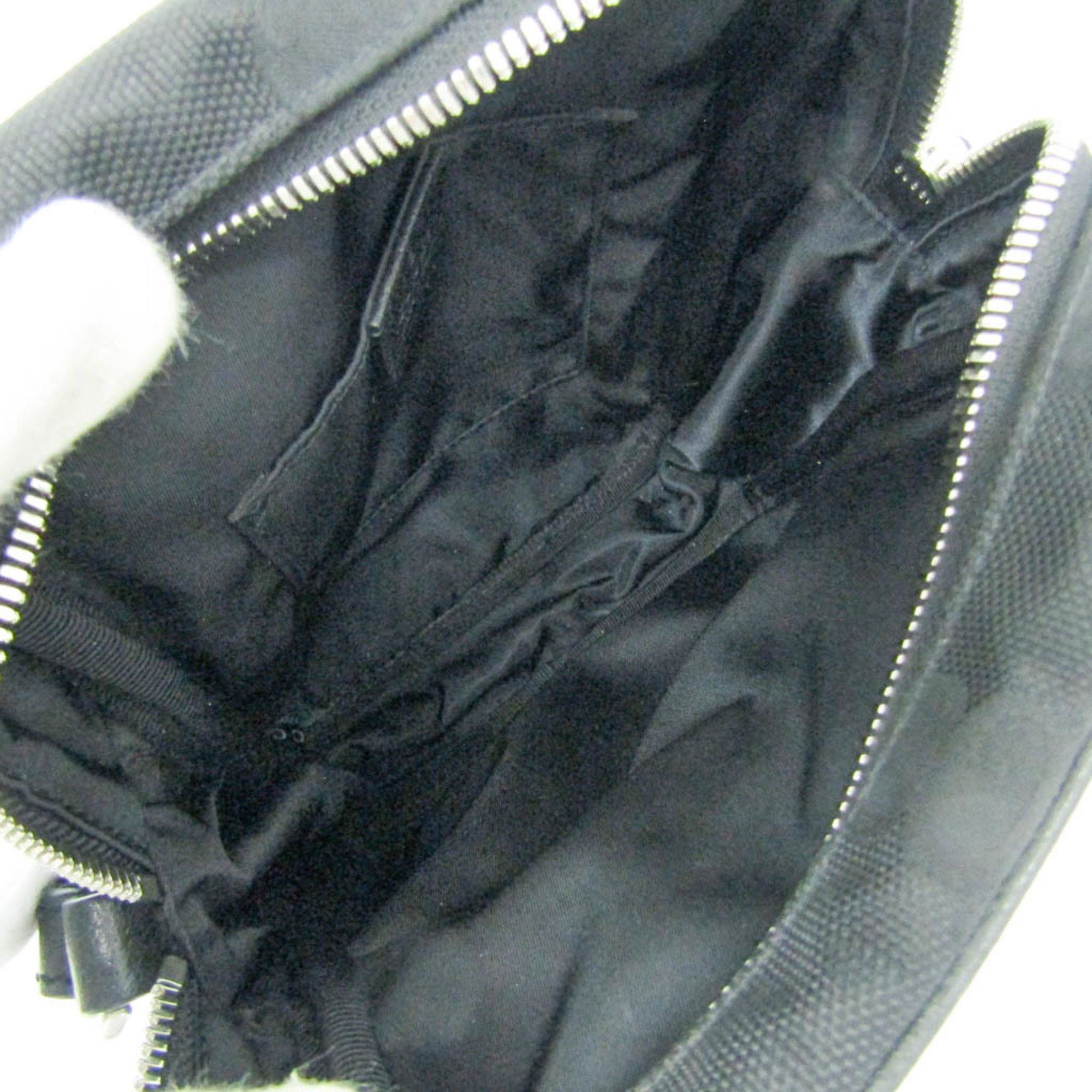 Gucci Gucci GG Nylon Off The Grid 625850 Women,Men Nylon,Leather Shoulder Bag Black Size ONE SIZE - 3 Thumbnail
