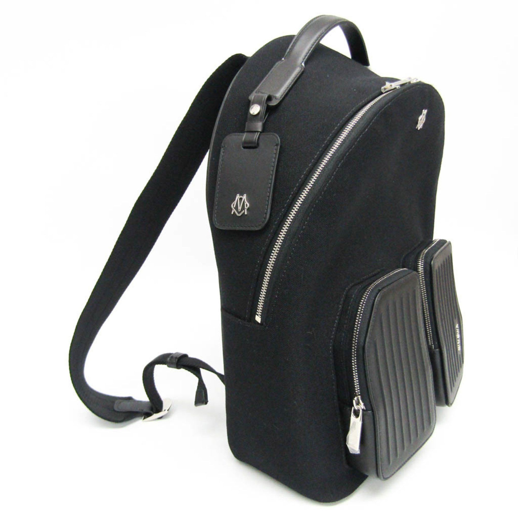 Coach Coach NEVER STILL 52500001 Men,Women Leather,Canvas Backpack Black Size ONE SIZE - 7 Thumbnail
