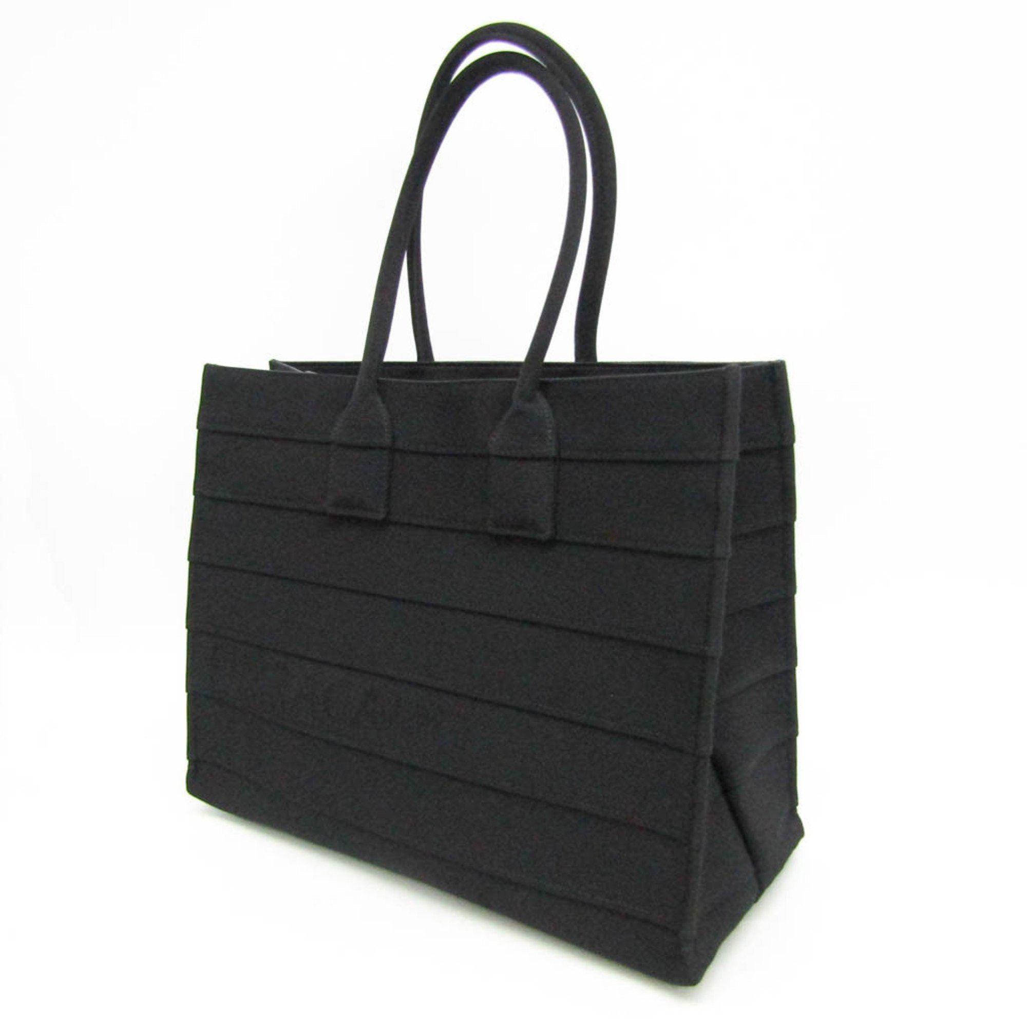 Salvatore Ferragamo Salvatore Ferragamo GG-213985 Men,Women Canvas Tote Bag Black Size ONE SIZE - 7 Thumbnail