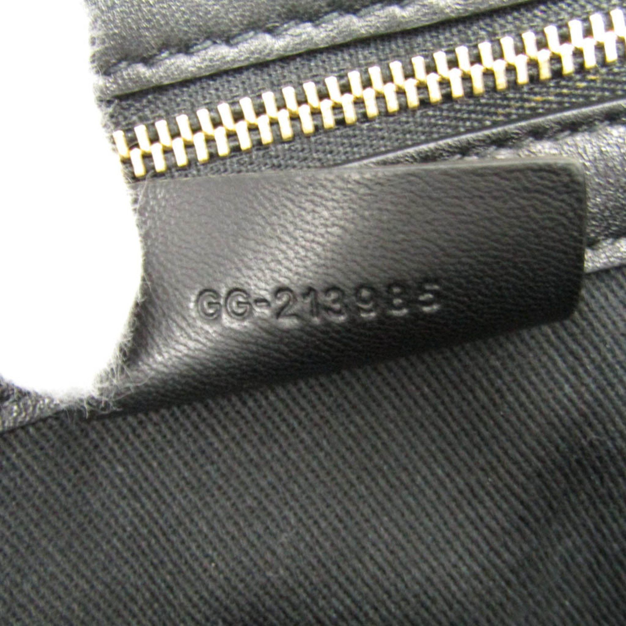 Salvatore Ferragamo Salvatore Ferragamo GG-213985 Men,Women Canvas Tote Bag Black Size ONE SIZE - 12 Thumbnail