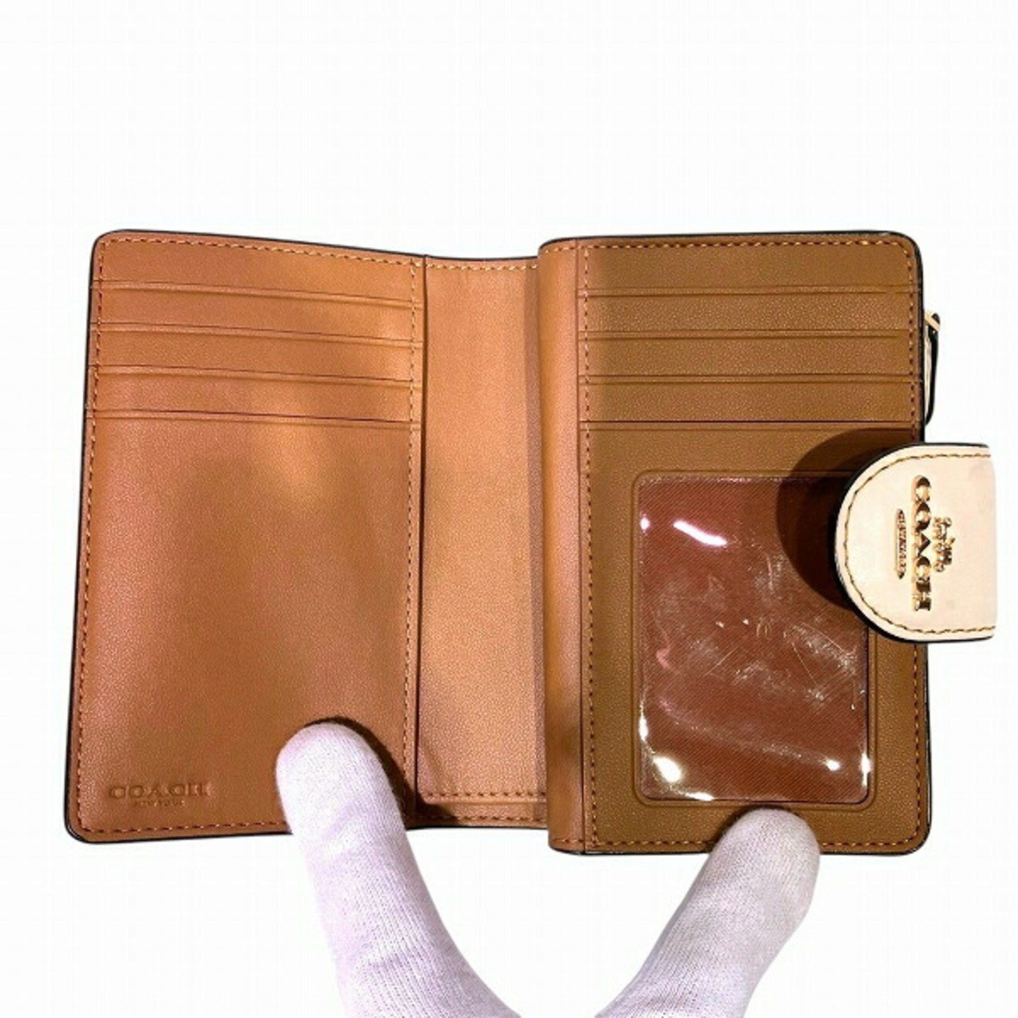 Coach Coach Floral Cluster Print Medium Corner CH734 Bi-fold Wallet for Women Size ONE SIZE - 3 Thumbnail