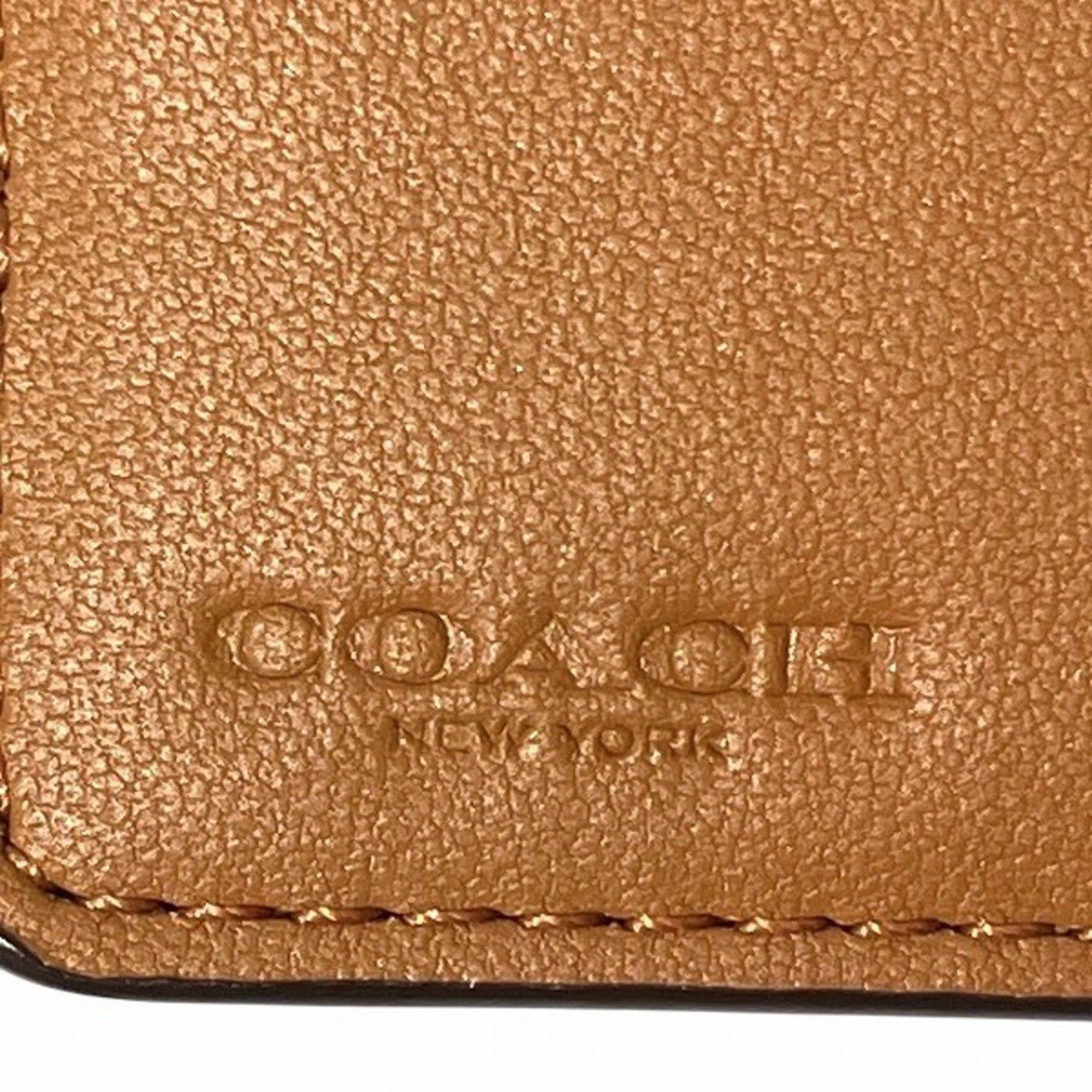 Coach Coach Floral Cluster Print Medium Corner CH734 Bi-fold Wallet for Women Size ONE SIZE - 4 Thumbnail