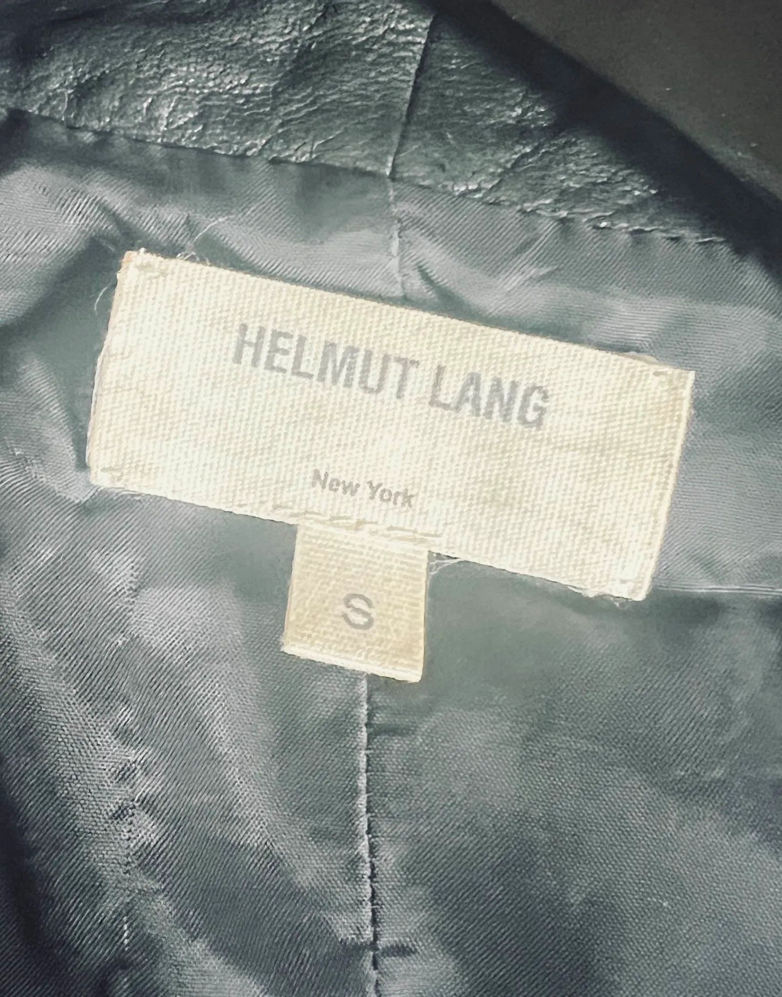Helmut Lang Helmut Lang Leather Jacket Size S / US 4 / IT 40 - 2 Thumbnail