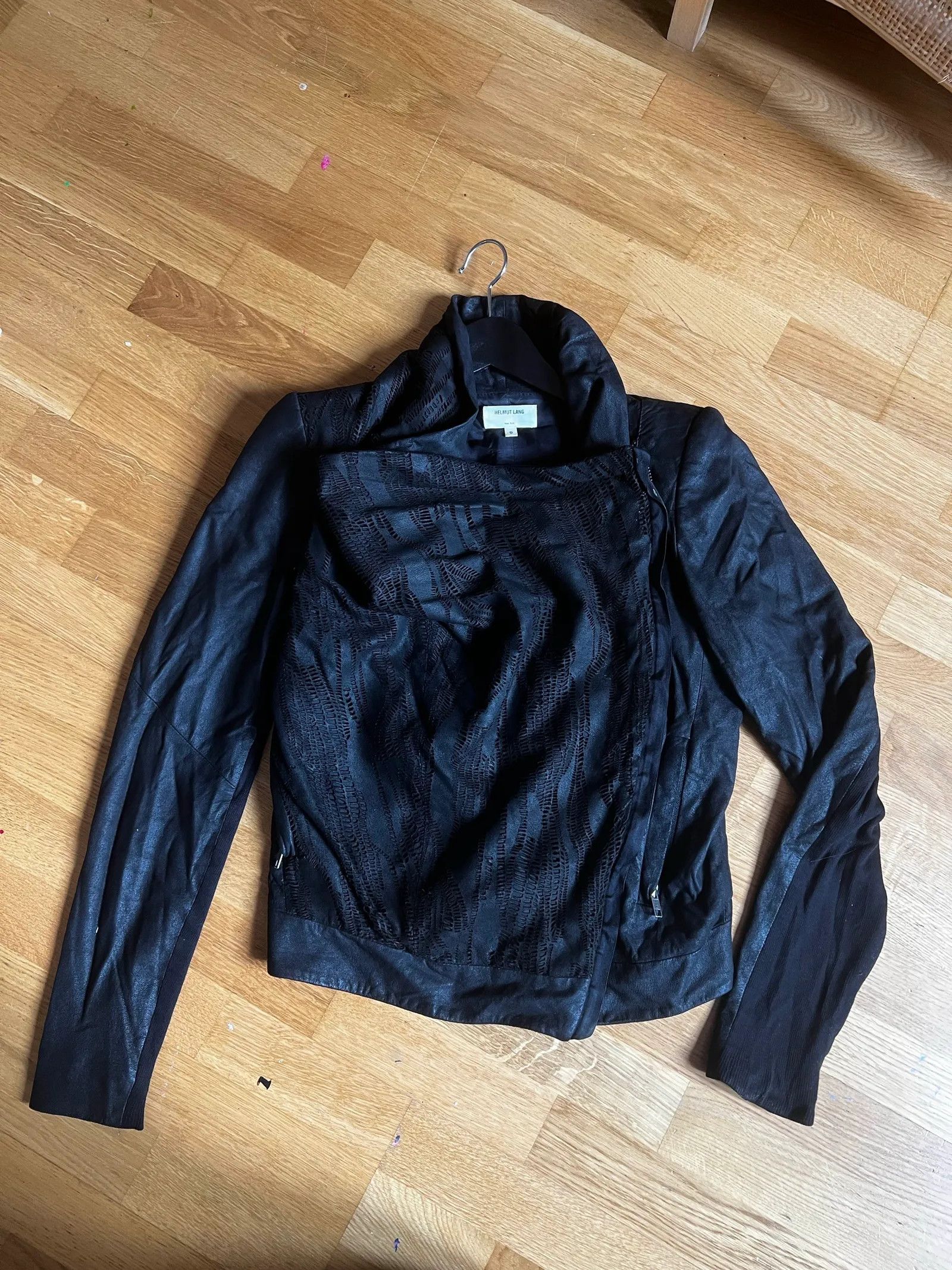 Helmut Lang Helmut Lang Leather Jacket Size S / US 4 / IT 40 - 4 Thumbnail
