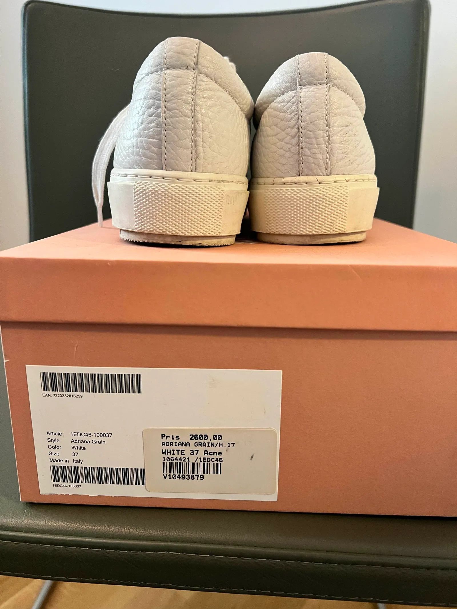 Acne Studios Acne Studios Adriana Grain Sneakers Size US 7 / IT 37 - 3 Thumbnail