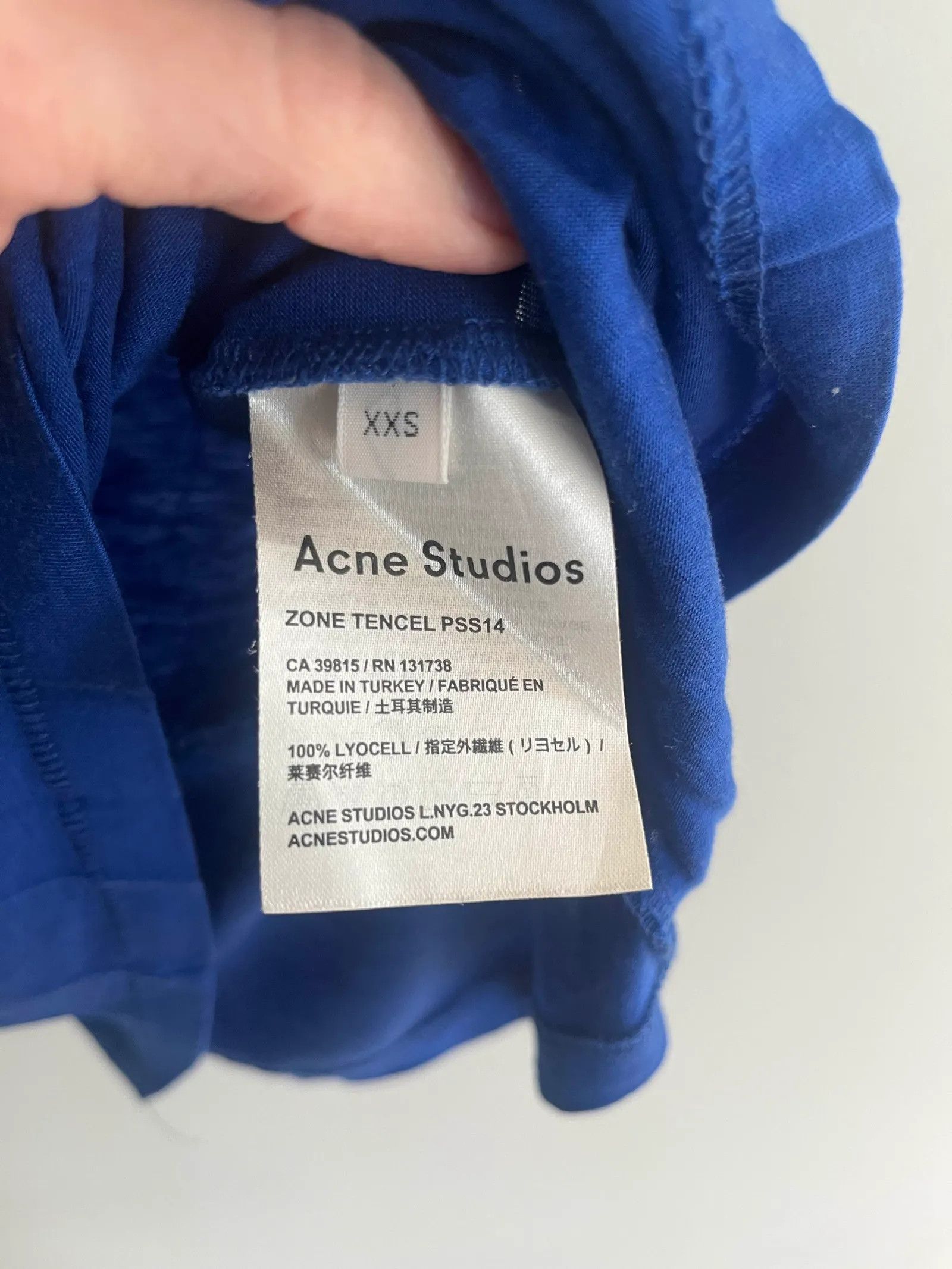 Acne Studios Acne Studios Zone Tencell Top Size XXS / US 00 / IT 34 - 3 Thumbnail