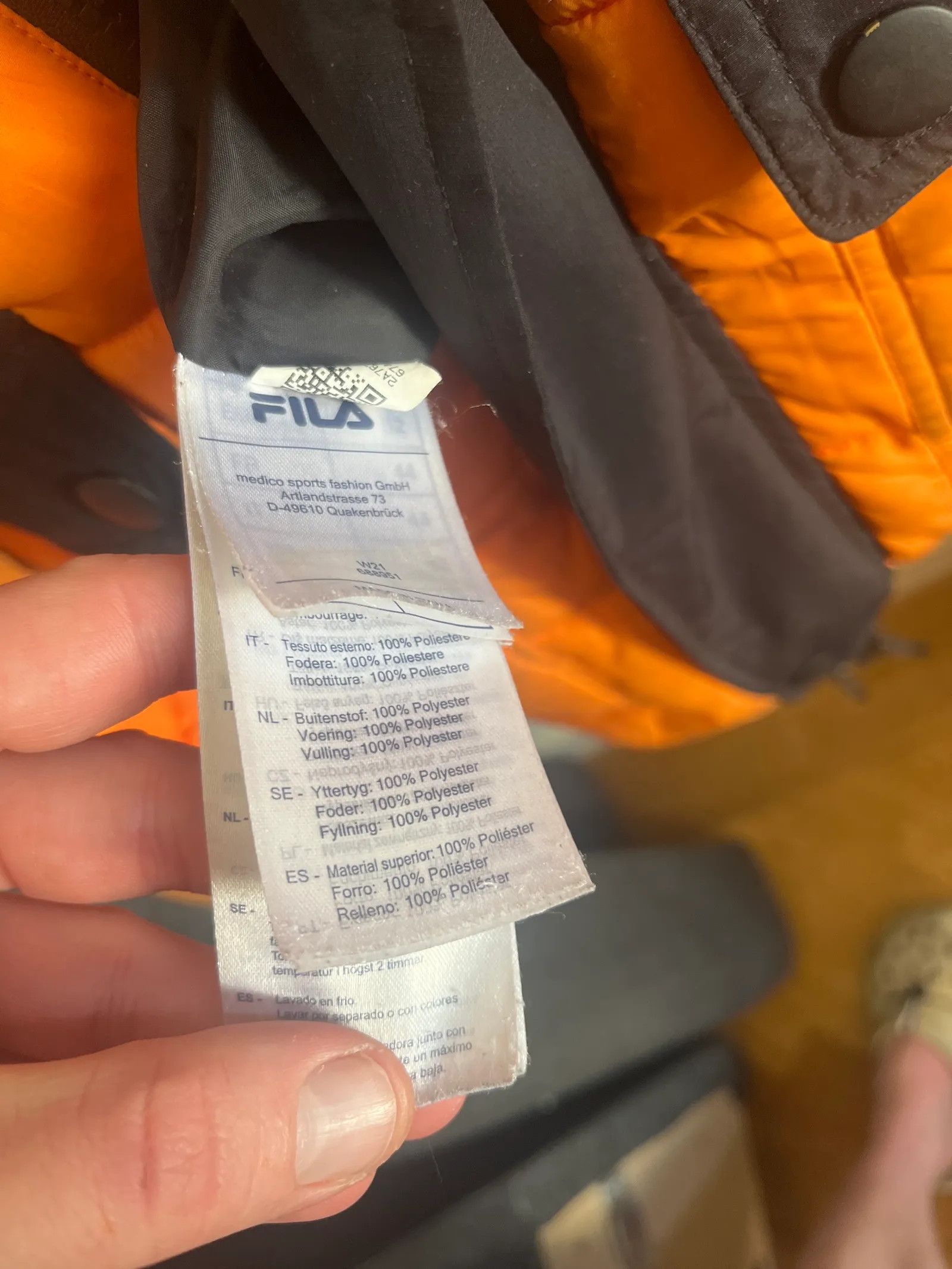 Fila Fila FILA YVES puff jacket Jacket Size L / US 10 / IT 46 - 3 Thumbnail