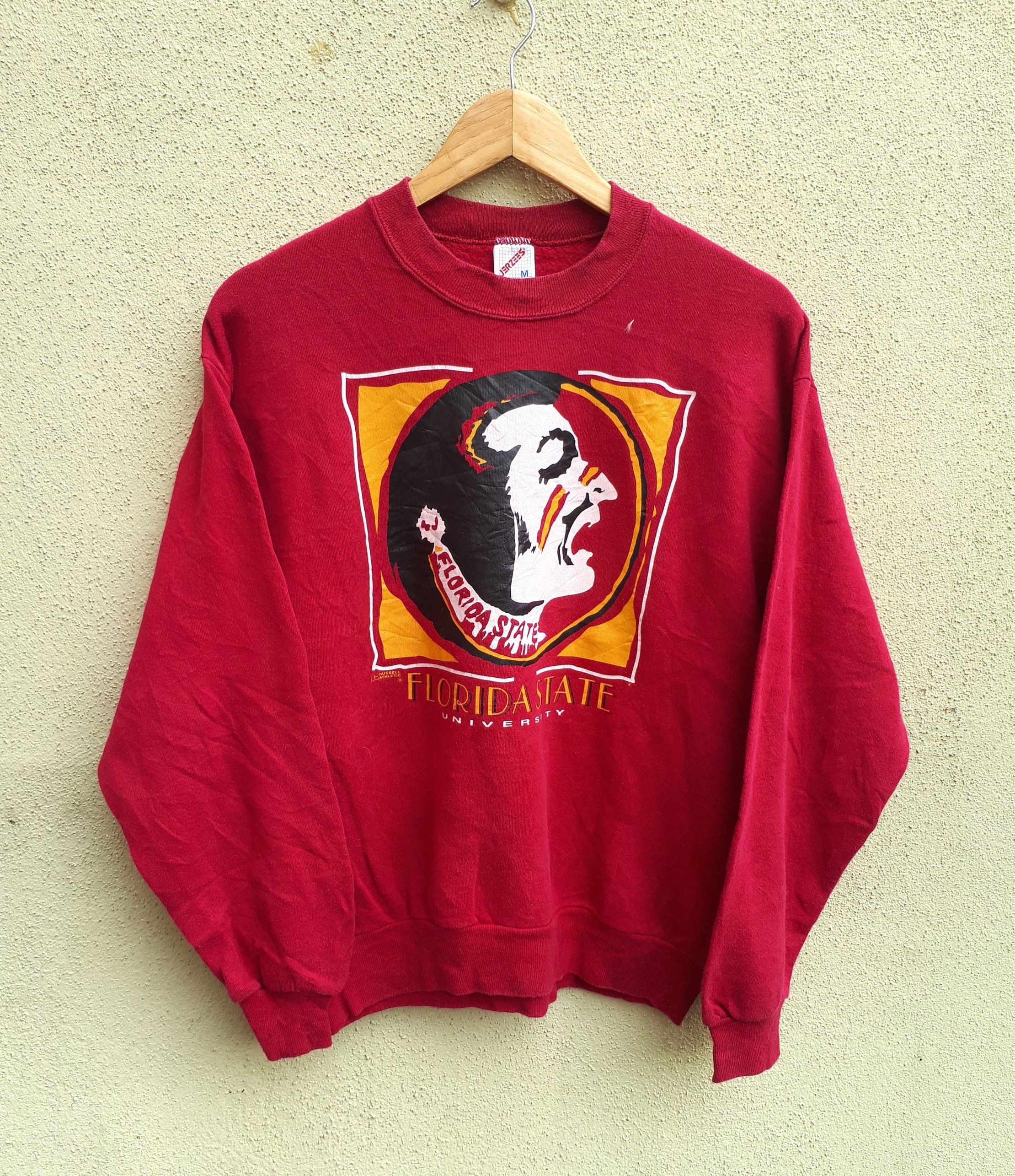 Vintage 80s Florida hotsell State university Pullover Sweatshirt M size