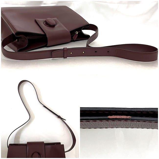 Cartier CARTIER Shoulder Bag Red Leather Size ONE SIZE - 3 Thumbnail