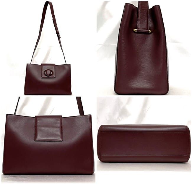 Cartier CARTIER Shoulder Bag Red Leather Size ONE SIZE - 2 Thumbnail