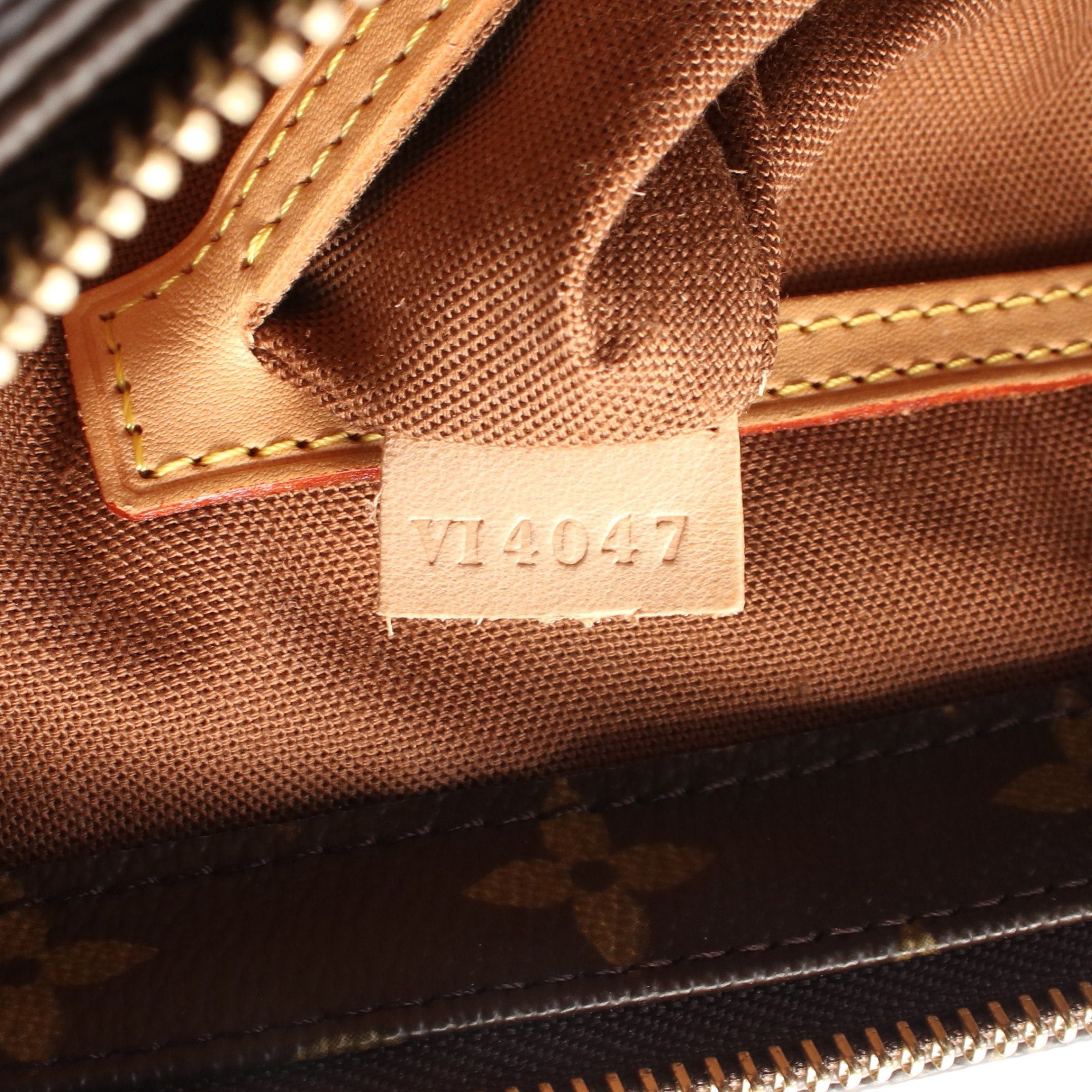 Louis Vuitton Louis Vuitton Cabas Piano Monogram Shoulder Bag Leather Brown Size ONE SIZE - 5 Thumbnail