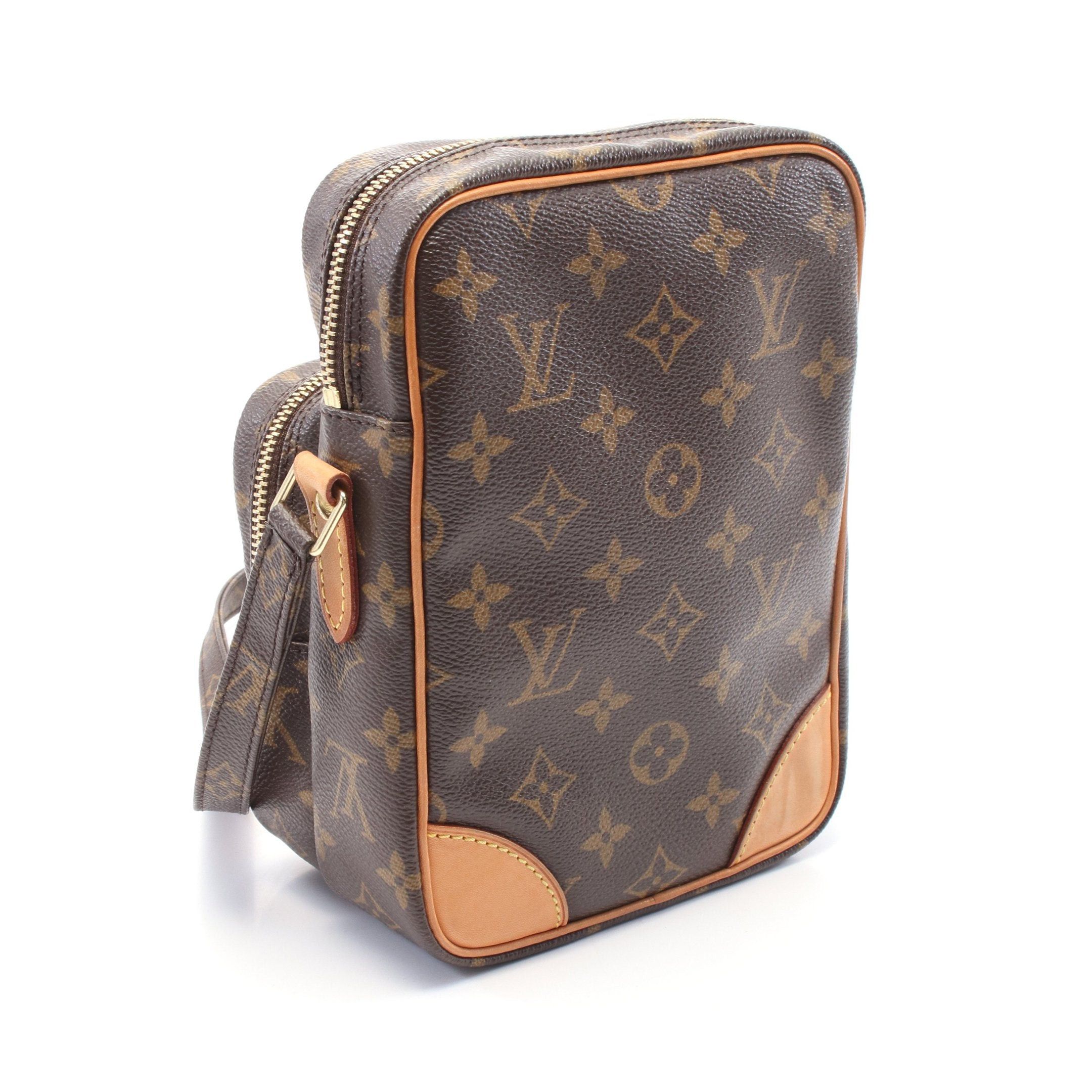 Louis Vuitton Louis Vuitton Amazon Monogram Shoulder Bag Leather Brown Size ONE SIZE - 2 Thumbnail