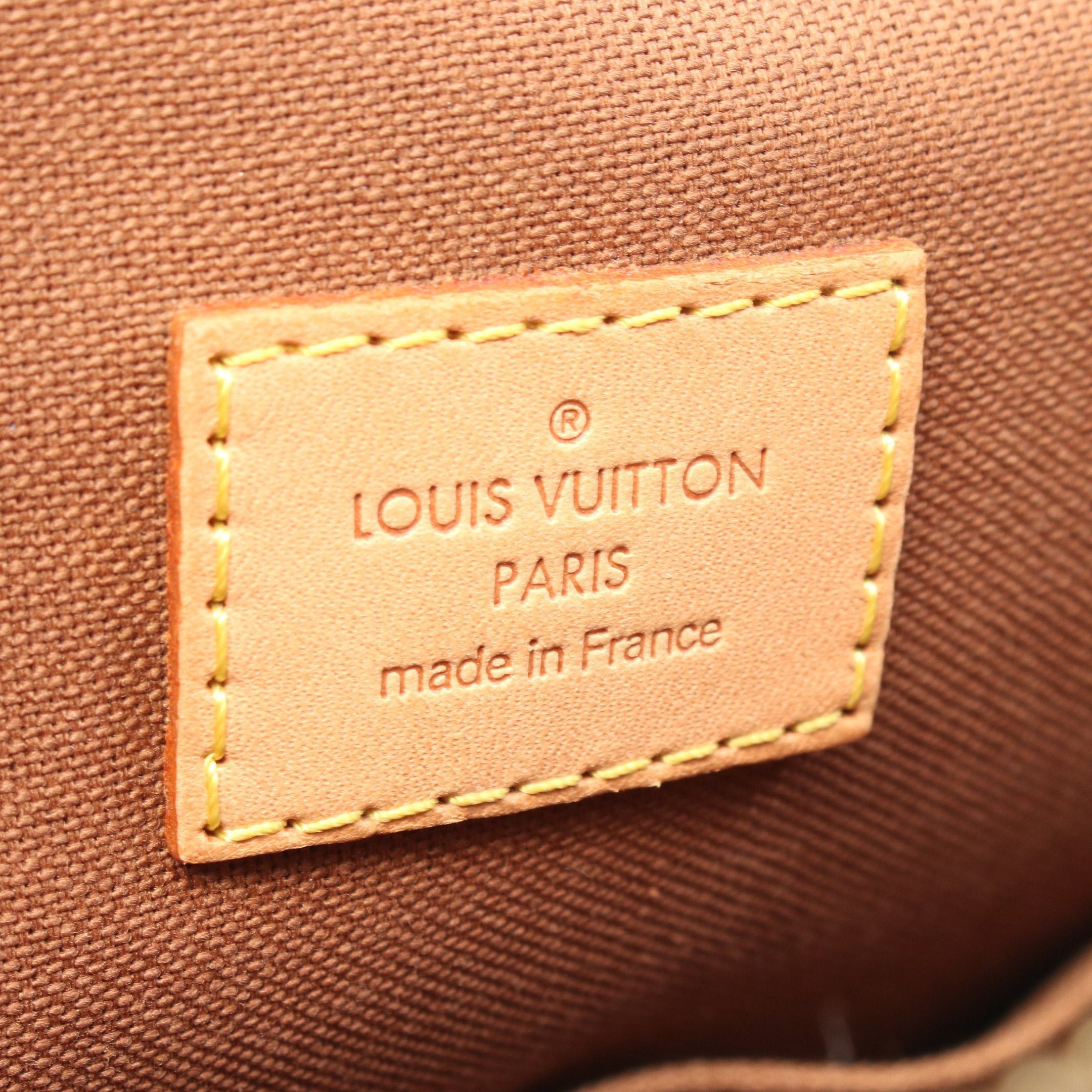 Louis Vuitton Louis Vuitton Lockit Monogram Handbag Leather Brown Size ONE SIZE - 4 Thumbnail