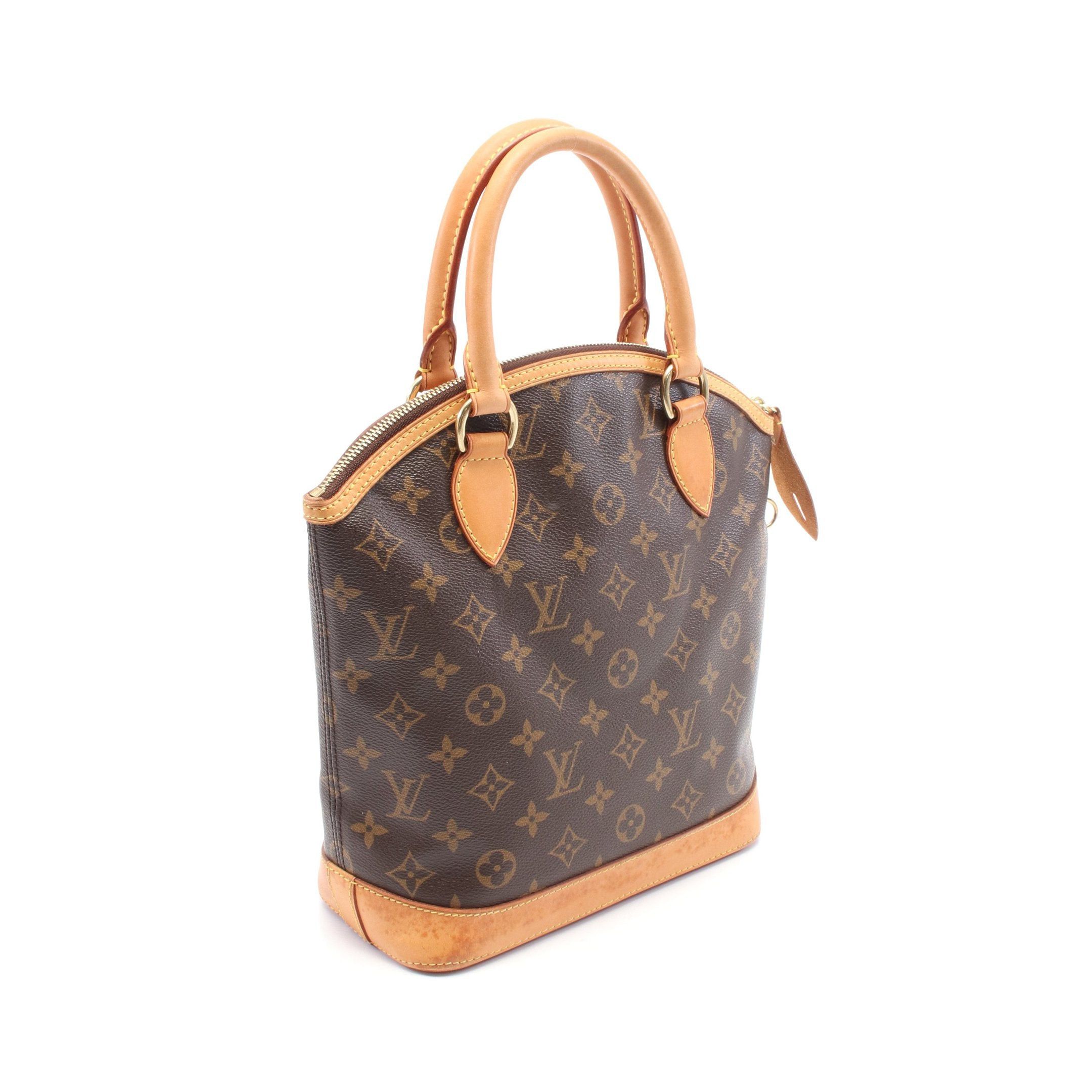 Louis Vuitton Louis Vuitton Lockit Monogram Handbag Leather Brown Size ONE SIZE - 2 Thumbnail