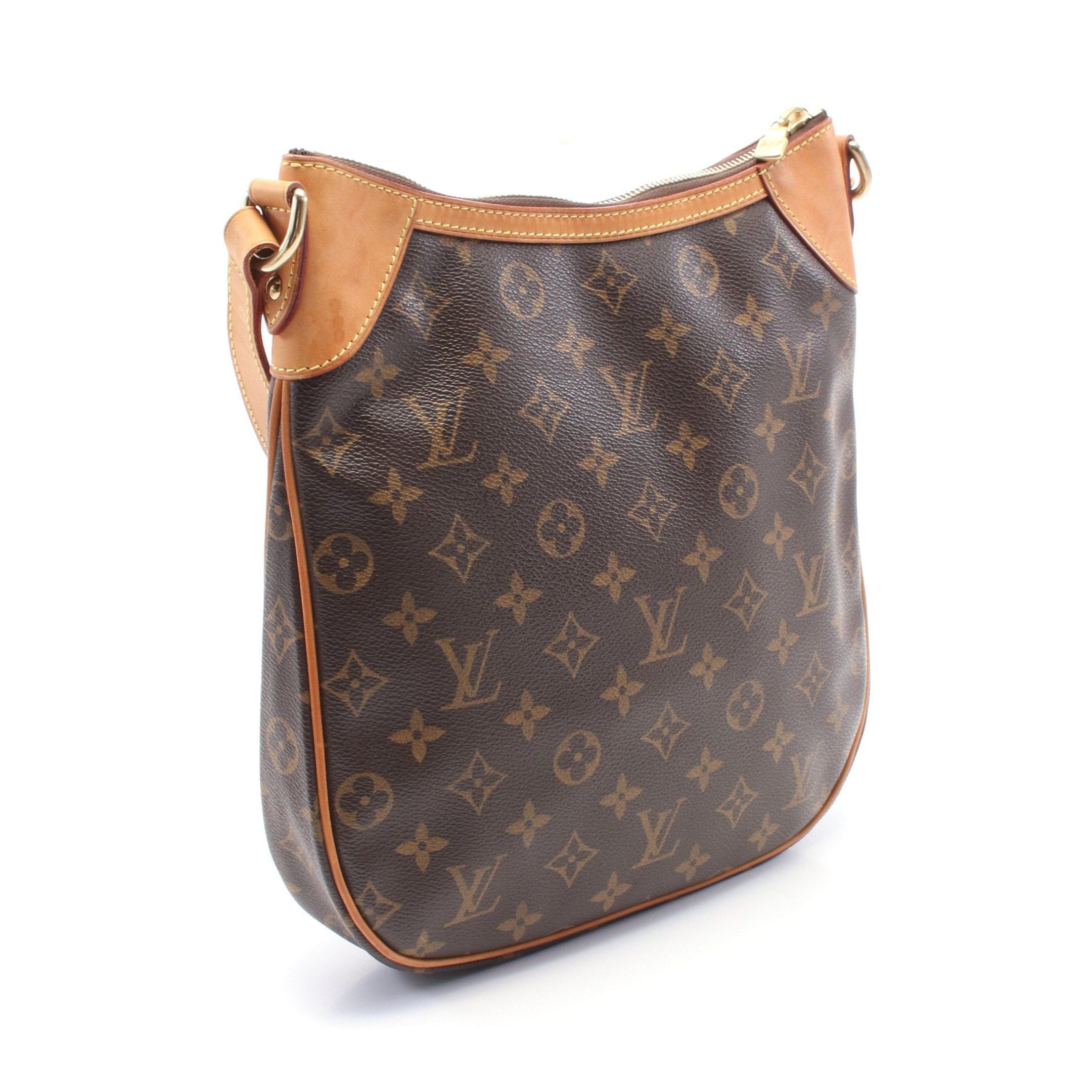 Louis Vuitton Louis Vuitton Odeon Pm Monogram Shoulder Bag Leather Brown Size ONE SIZE - 2 Thumbnail