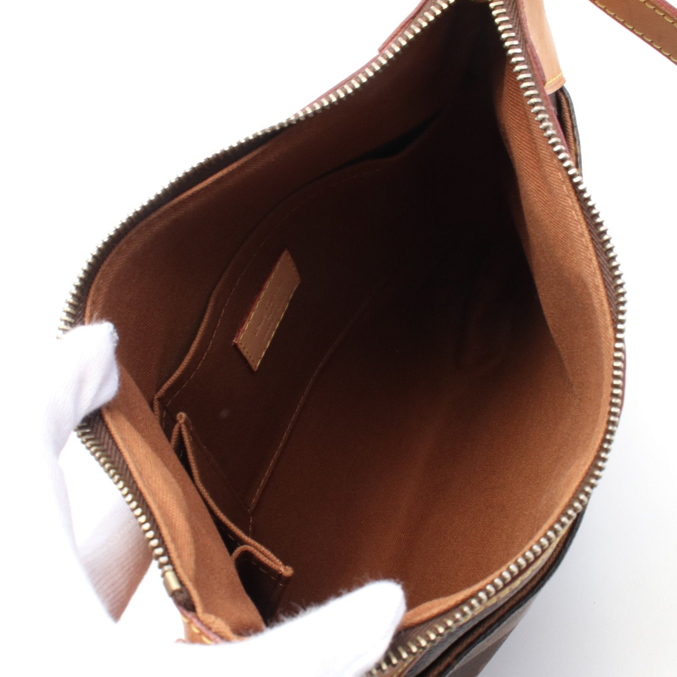 Louis Vuitton Louis Vuitton Odeon Pm Monogram Shoulder Bag Leather Brown Size ONE SIZE - 3 Thumbnail
