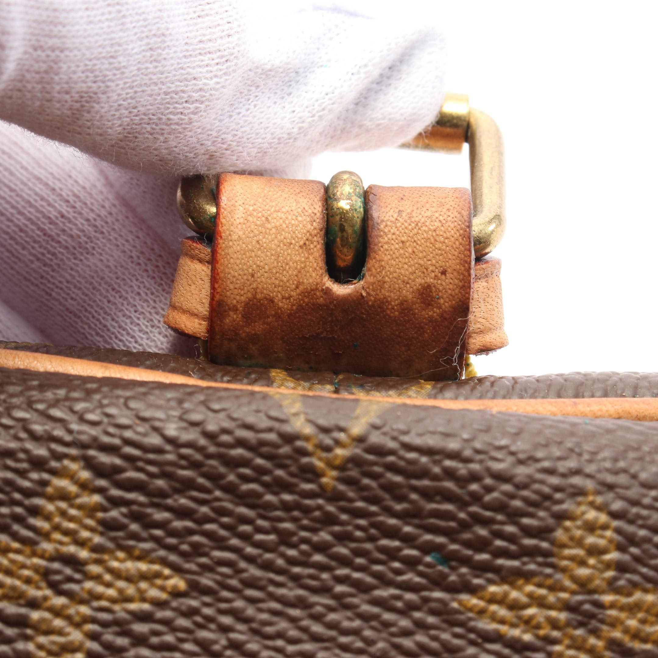 Louis Vuitton Louis Vuitton Cartesier Mm Monogram Shoulder Bag Leather Brown Size ONE SIZE - 9 Thumbnail