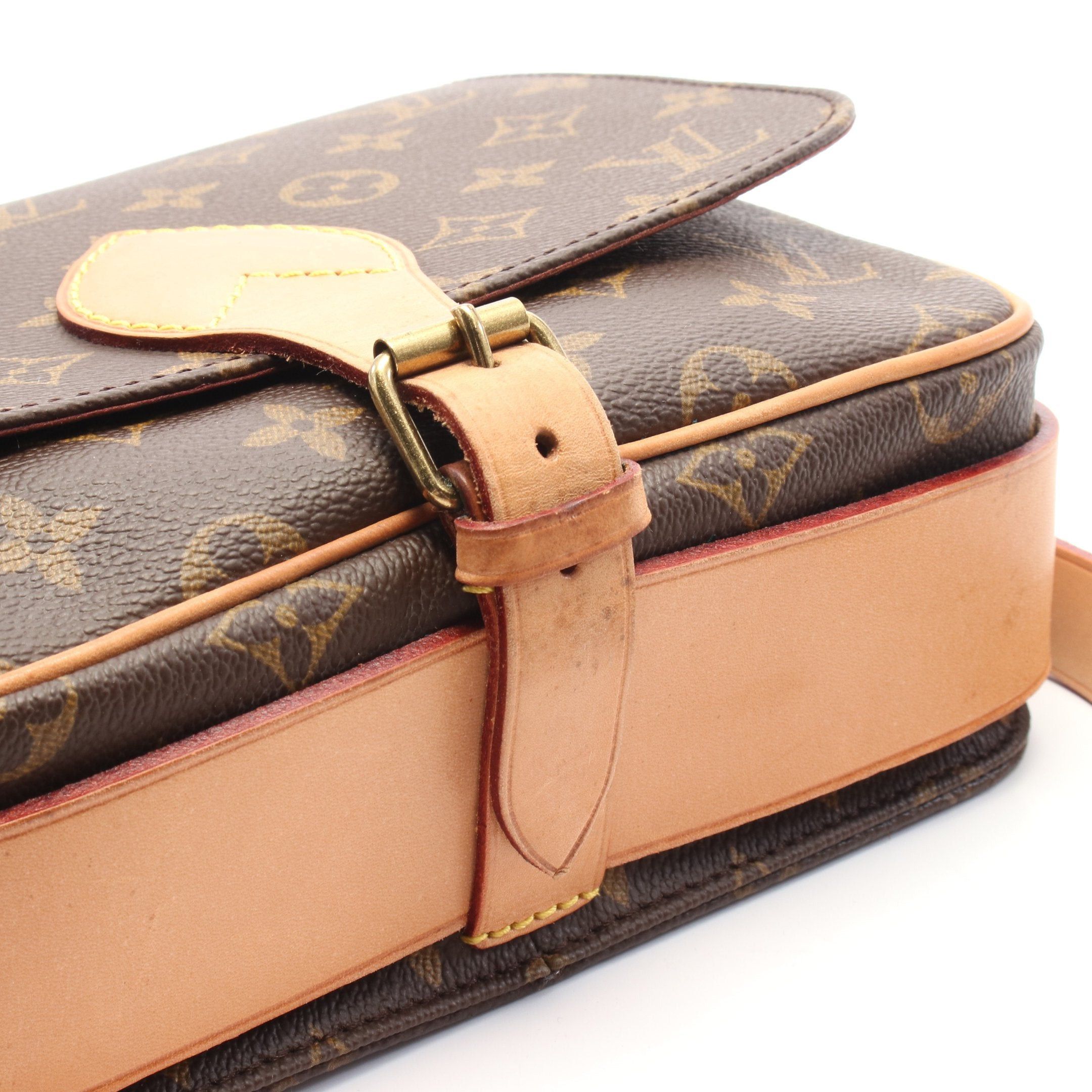 Louis Vuitton Louis Vuitton Cartesier Mm Monogram Shoulder Bag Leather Brown Size ONE SIZE - 8 Thumbnail